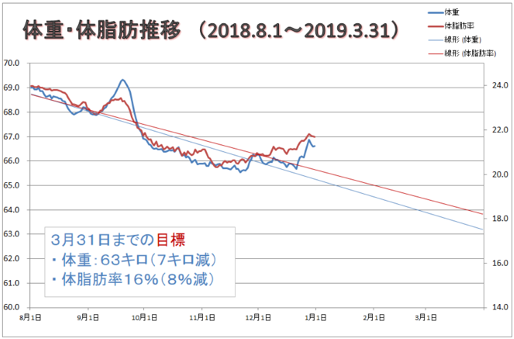 ダイエット累計推移