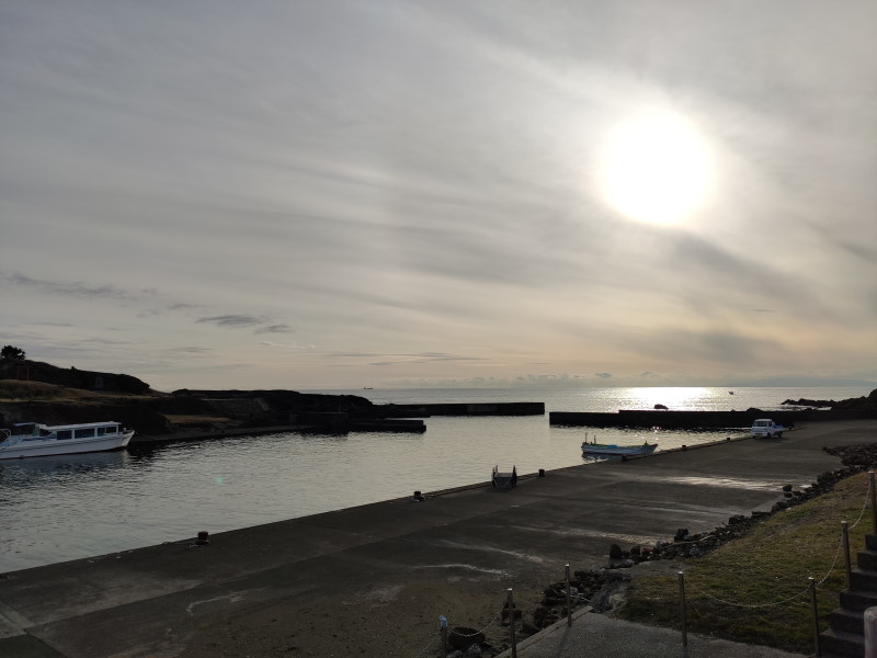 野島崎の夕日